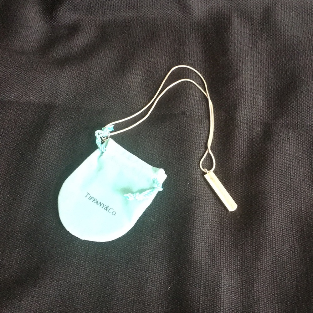 Tiffany &co bar necklace